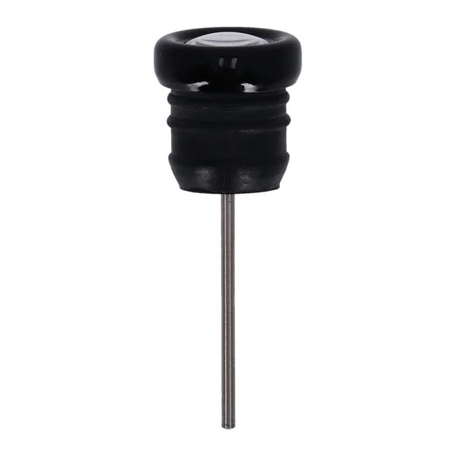 MCS Oil tank dipstick with temperature gauge. Black w/white face - 62668-87T