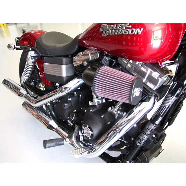 K&N Aircharger performance air cleaner kit. Black