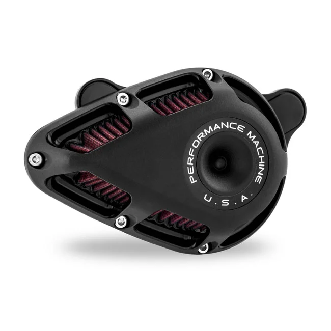 Performance Machine PM, ''Jet'' air cleaner kit. Black Ops