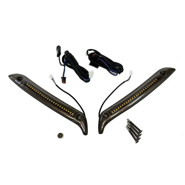 Custom Dynamics Dynamics, ST LED Windshield Trim. Dark Bronze