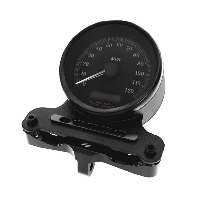 Kraus Adjustable H-D Gauge Mount. Black