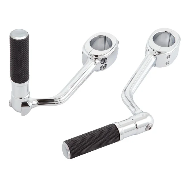 Arlen Ness Ness, forged highway peg mounts. With pegs. Chrome