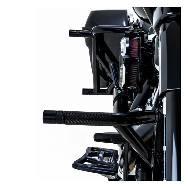 Burly Brand, Brawler crash bar kit Touring. Rear. Black - 49194-09A
