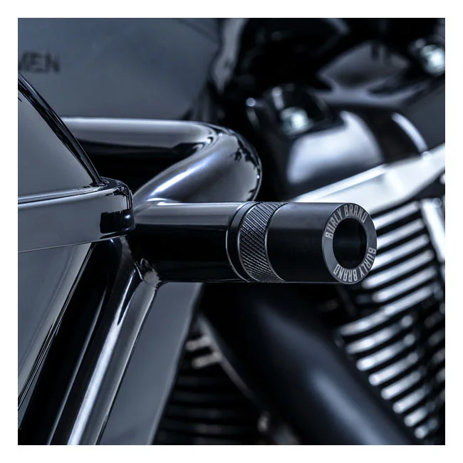 Burly Brand, Brawler crash bar kit Touring. Rear. Black - 49194-09A