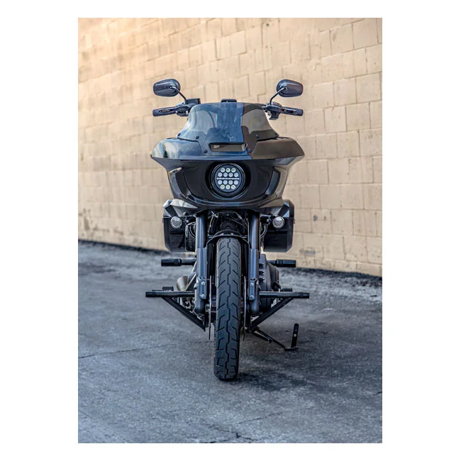 Burly Brand, Brawler crash bar kit M8 Softail. Front. Black