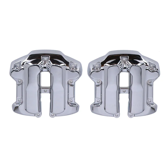 MCS M8 Rocker box cover set. Chrome - 700791