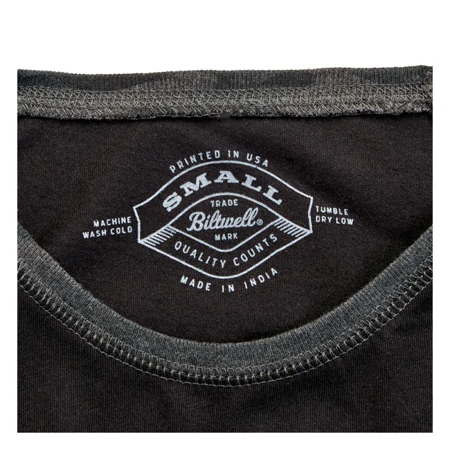 Biltwell Script baseball female shirt