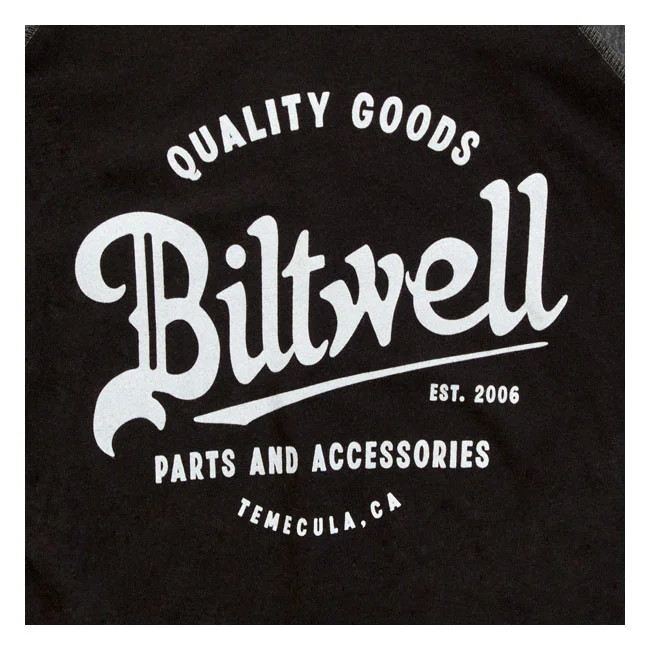 Biltwell Script baseball female shirt