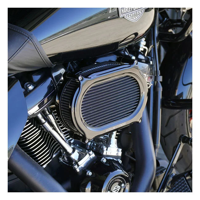 Arlen Ness AIR CLEANER - STAGE 2 OVAL - O