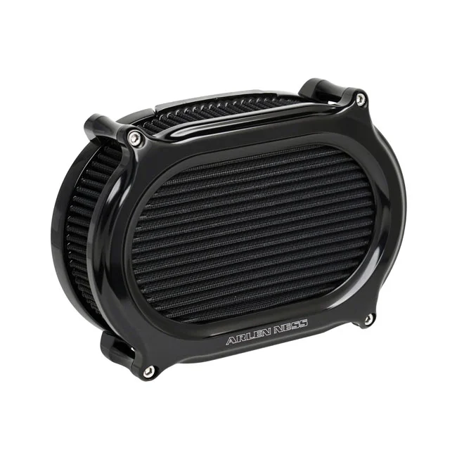 Arlen Ness AIR CLEANER - STAGE 2 OVAL - O