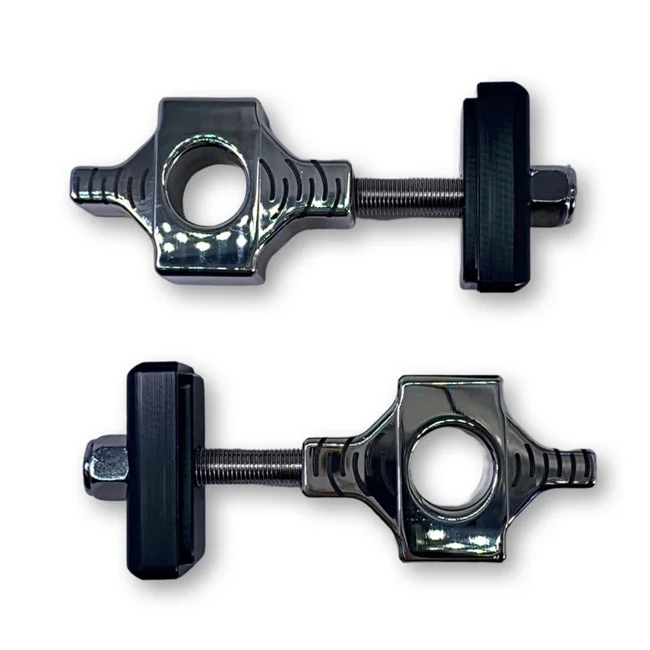 Bare knuckle performance Knuckle Performance, axle adjuster kit. FXD logo - 45991-92