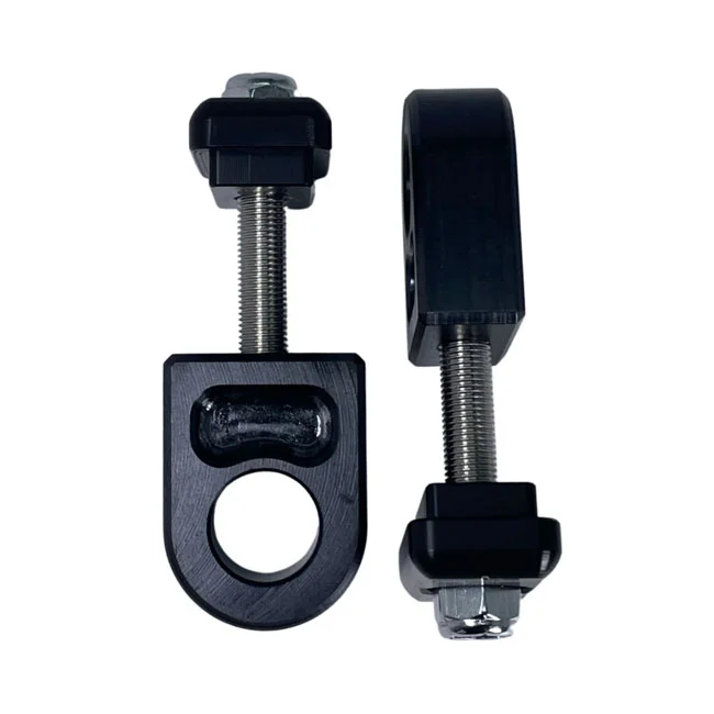 Bare knuckle performance Axle adjuster kit. FXR logo - 41570-77