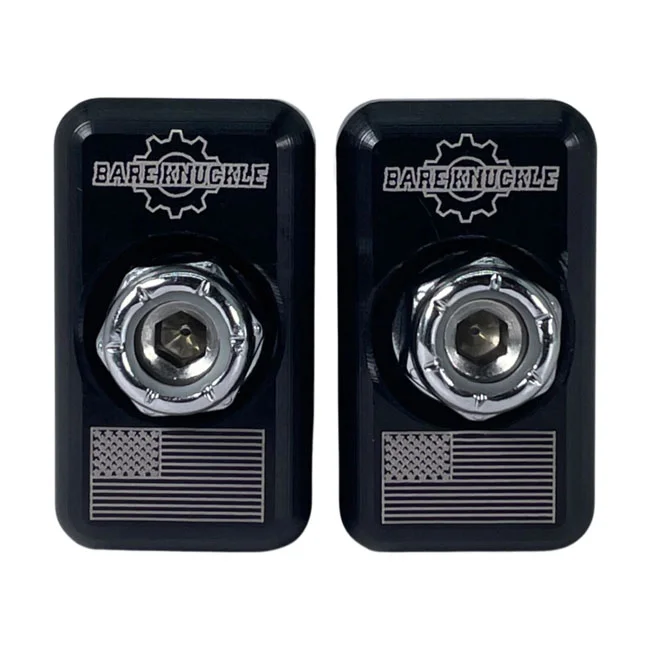 Bare knuckle performance Axle adjuster kit. USA flag - 41570-77