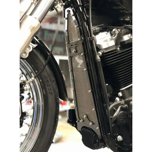 Bare knuckle performance Knuckle Performance, M8 Softail oil cooler cover guard
