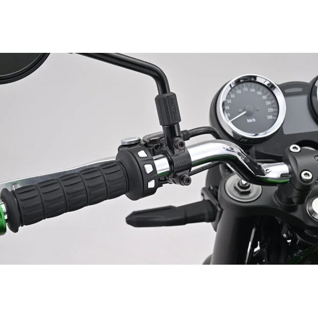 Daytona 3-Button switch for handlebars. Black/Chrome