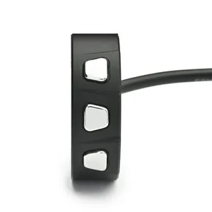 Daytona Daytona, 3-Button switch for handlebars. Black/Chrome