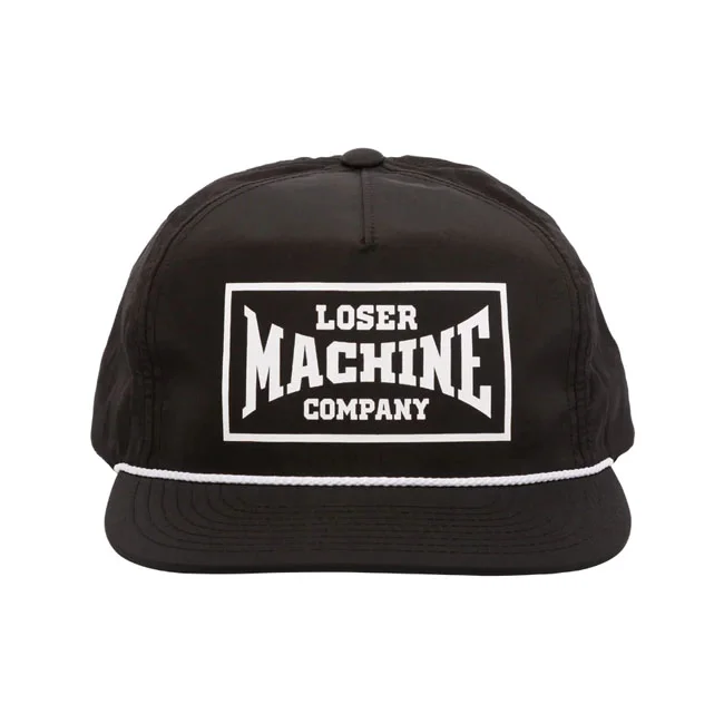 Loser Machine Company Machine Too Hard Hat cap black