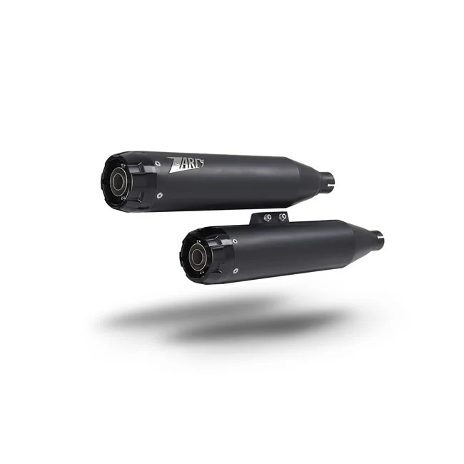 Zard ''Overlapped'' 2-2 slip-on mufflers. Matte black