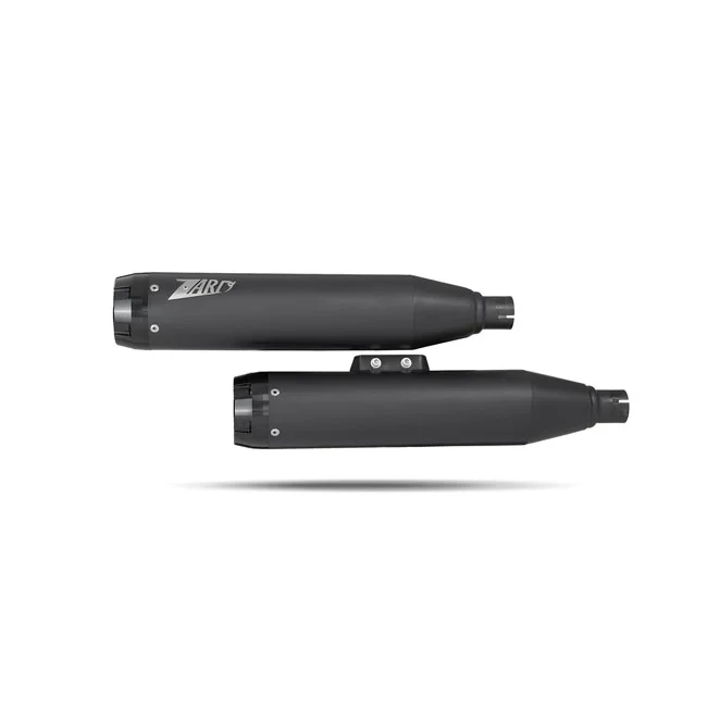 Zard ''Overlapped'' 2-2 slip-on mufflers. Matte black