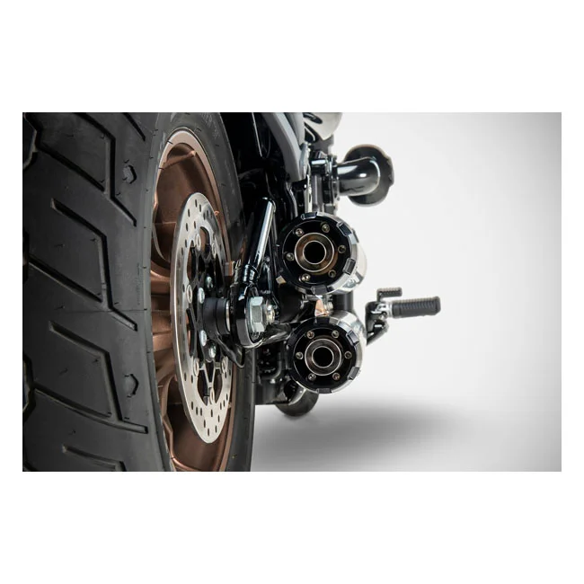 Zard ''Overlapped'' 2-2 slip-on mufflers. Plain