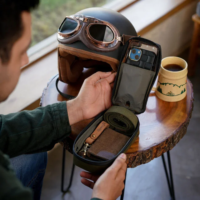 Tripmachine Trip Machine Navigator Case green/brown