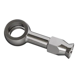 Goodridge Goodridge, banjo 3/8"/M10. Straight. Stainless Steel