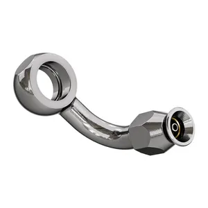 Goodridge Goodridge banjo 3/8" 90 degrees. Stainless Steel