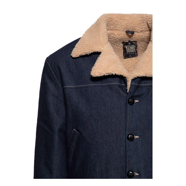 King Kerosin Kerosin Jeans jacket dark blue wash