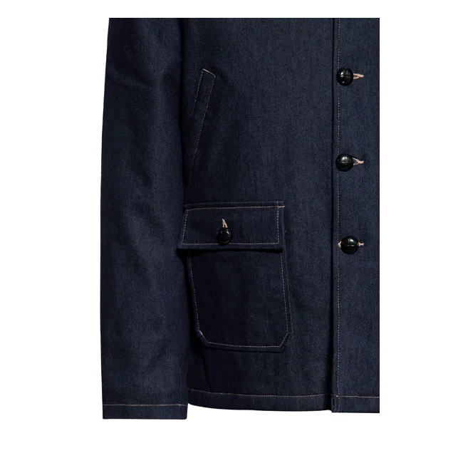 King Kerosin Kerosin Jeans jacket dark blue wash