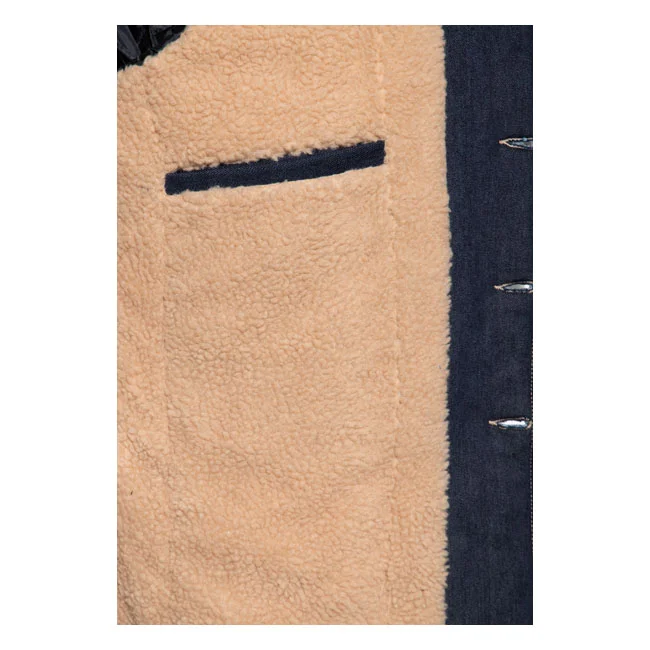 King Kerosin Kerosin Jeans jacket dark blue wash
