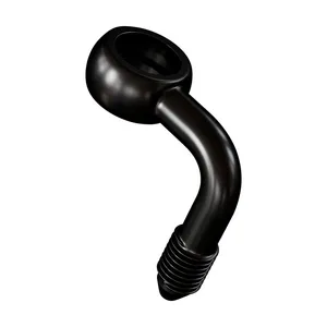 Goodridge Goodridge, Slimline banjo fitting 3/8", 90 degrees. Black