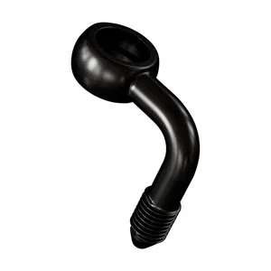 Goodridge Goodridge, Slimline banjo fitting 7/16", 90 degrees. Black
