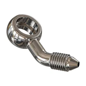 Goodridge Goodridge, Slimline banjo fitting 3/8" or M10 compound left