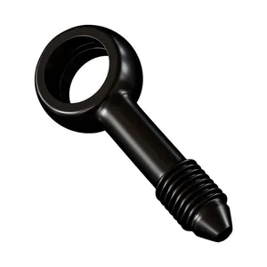 Goodridge Goodridge, Slimline banjo fitting 3/8" straight 10mm. Black