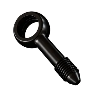 Goodridge Goodridge, Slimline banjo fitting 3/8" straight 10mm. Black