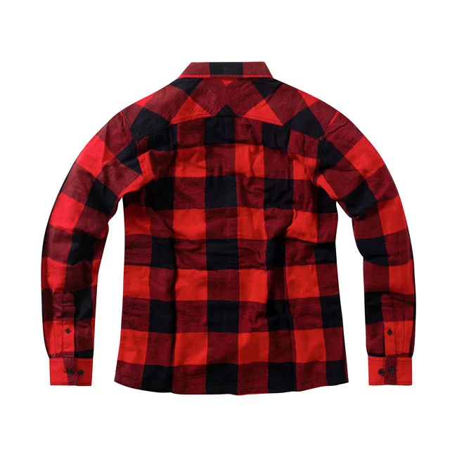 West Coast Choppers WCC Rigid Flannel shirt red/black