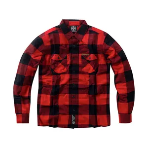 West Coast Choppers Wcc Rigid Flannel shirt red/black