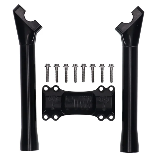 Indian Larry Motorcycles Larry, BK Brawler 10" Risers - Universal Top Clamp