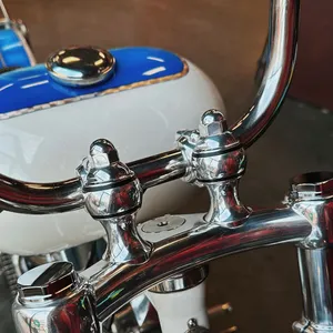 Indian Larry Motorcycles Indian Larry, Throwback Risers. 2" rise. Polished aluminum