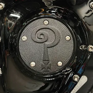 Indian Larry Motorcycles Indian Larry, ''Question Mark'' point cover. Matte black