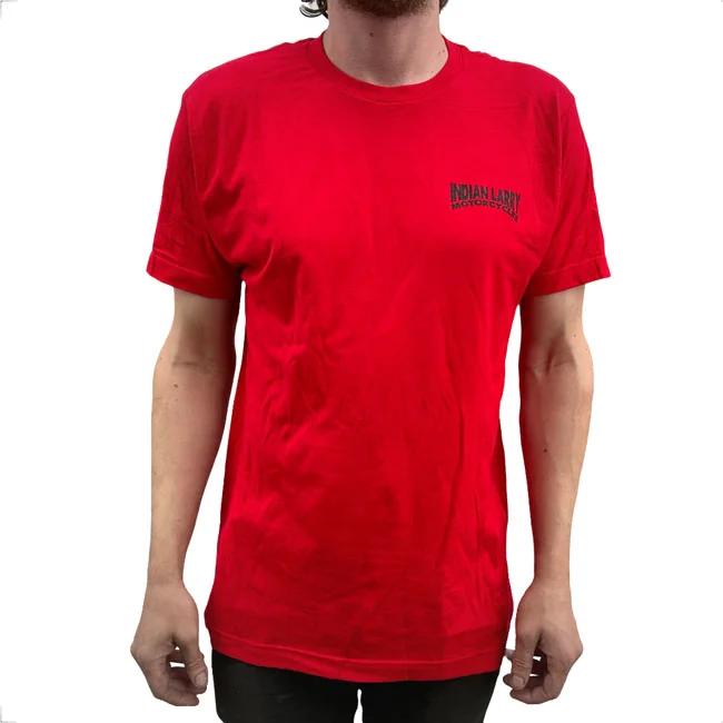 Indian Larry Motorcycles Larry Street Racer t-shirt red