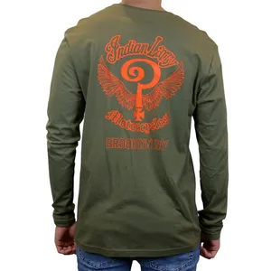 Indian Larry Motorcycles Indian Larry John''s long sleeve army green