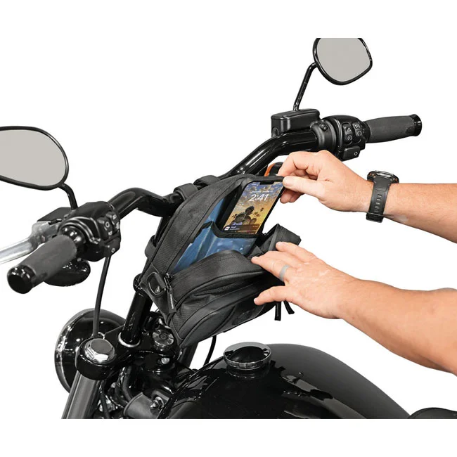 Nelson Rigg Nelson-Rigg, Route 1 Highway handlebar bag. Black