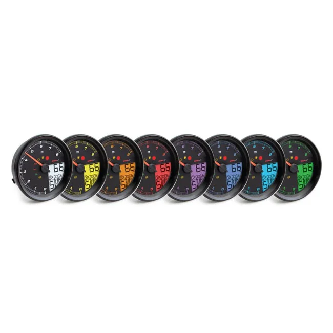 Koso HD-05 Speedometer / tachometer. Black bezel