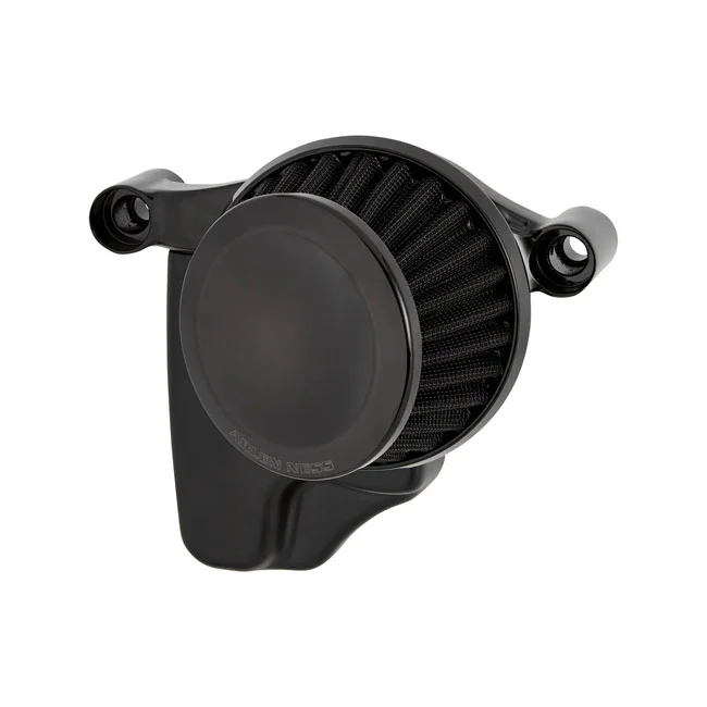 Arlen Ness Ness, Nightster Mini 22° air cleaner kit. All black