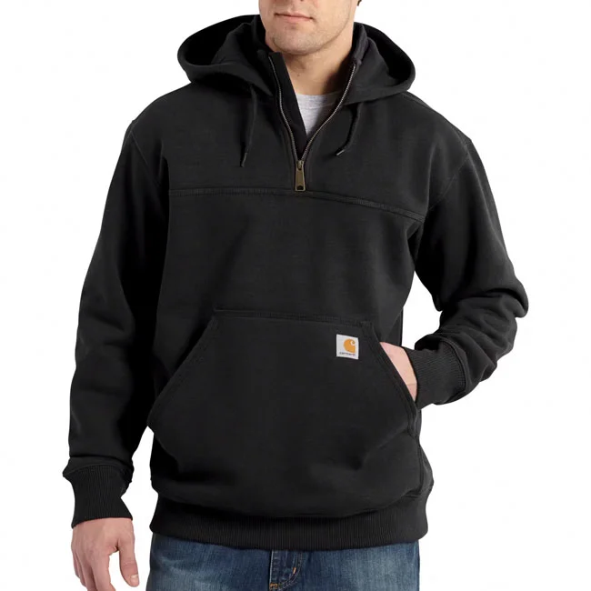 Carhartt Heavyweight Quarter zip hoodie black