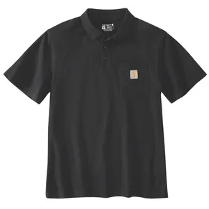 Carhartt Carhartt Midweight S/S Pocket Polo black