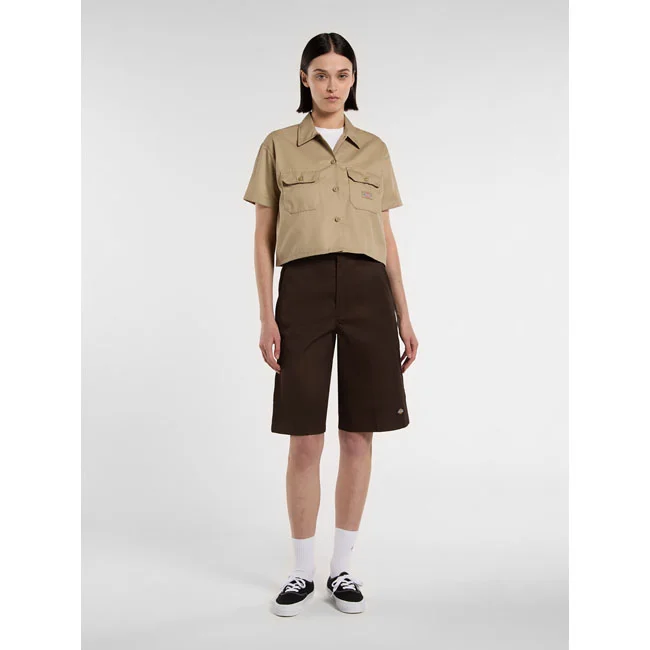 Dickies 13" Multi pocket work shorts rec dark brown
