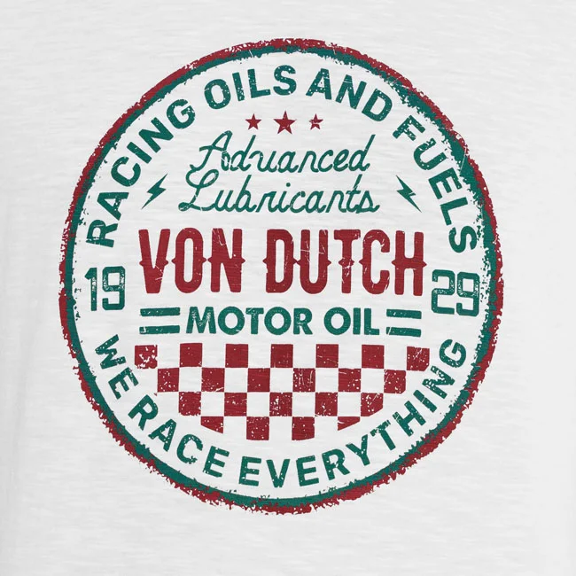 Von Dutch Dutch Old t-shirt white