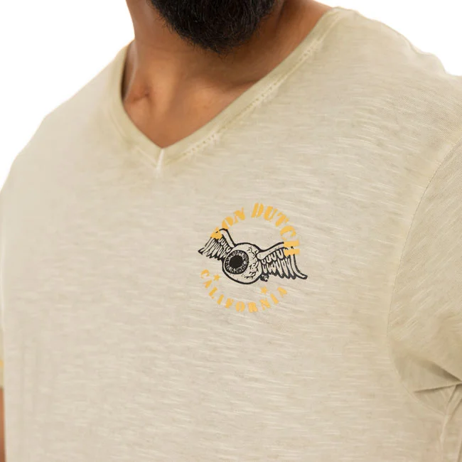 Von Dutch Dutch Hero t-shirt beige